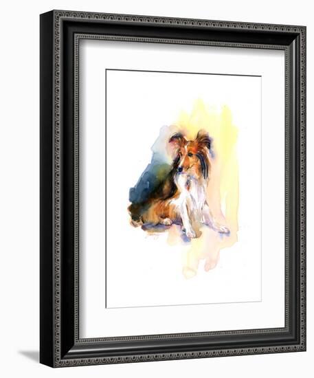 Sheltie Portrait, 2015-John Keeling-Framed Giclee Print