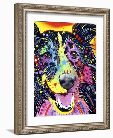 Sheltie-Dean Russo-Framed Giclee Print