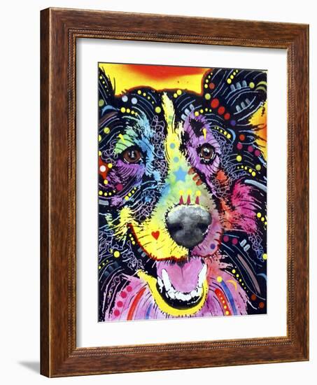 Sheltie-Dean Russo-Framed Giclee Print