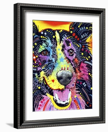 Sheltie-Dean Russo-Framed Giclee Print