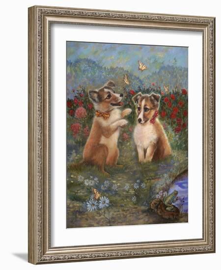 Shelties-Judy Mastrangelo-Framed Giclee Print