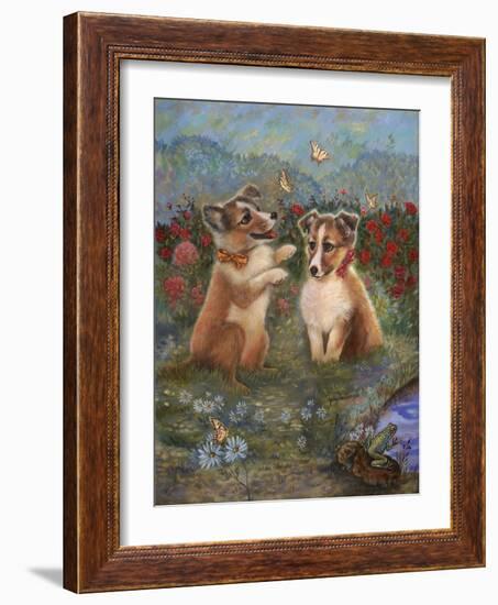 Shelties-Judy Mastrangelo-Framed Giclee Print