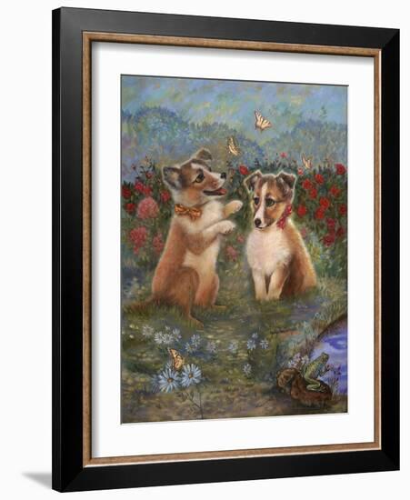 Shelties-Judy Mastrangelo-Framed Giclee Print