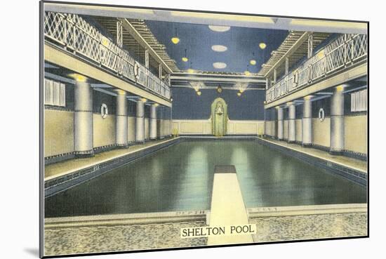 Shelton Pool-null-Mounted Art Print