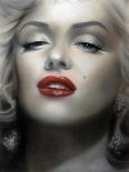 Marilyn: Red Lips-Shen-Stretched Canvas