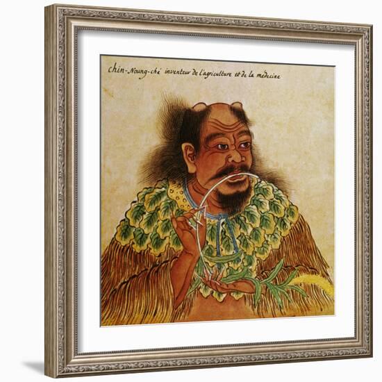 Shen Nung (C2800 B.C.)-null-Framed Giclee Print