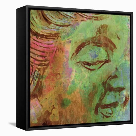 Shen Zen Buddha-Ricki Mountain-Framed Stretched Canvas