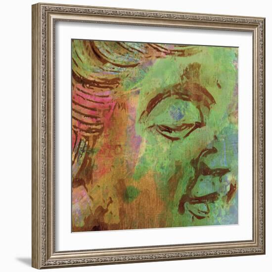 Shen Zen Buddha-Ricki Mountain-Framed Art Print