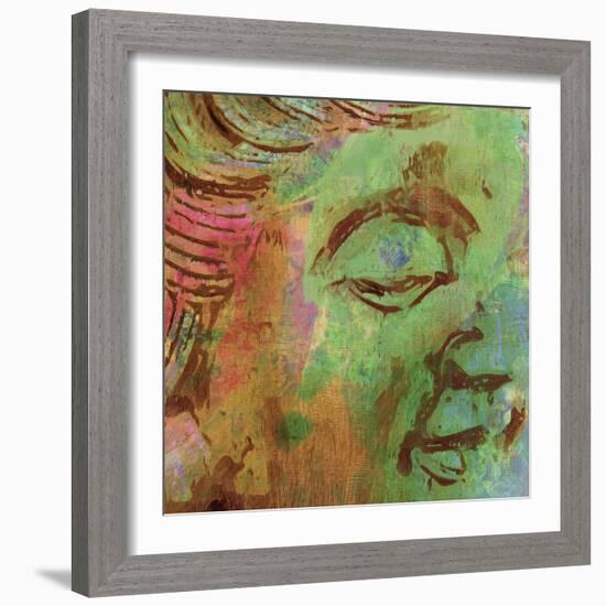 Shen Zen Buddha-Ricki Mountain-Framed Art Print