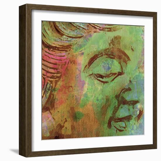 Shen Zen Buddha-Ricki Mountain-Framed Art Print