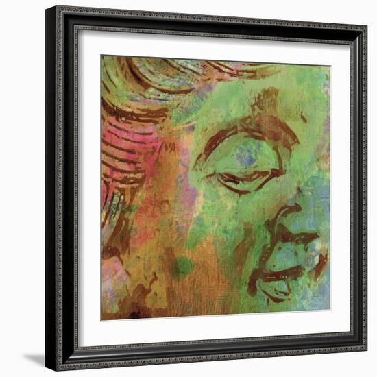 Shen Zen Buddha-Ricki Mountain-Framed Art Print