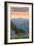 Shenandoah National Park, Virginia - Black Bear and Cubs Spring Flowers-Lantern Press-Framed Premium Giclee Print