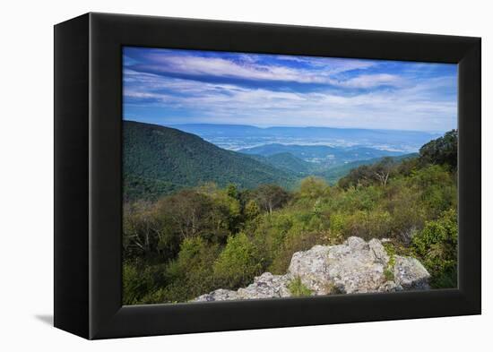 Shenandoah vista, Blue Ridge Parkway, Smoky Mountains, USA.-Anna Miller-Framed Premier Image Canvas