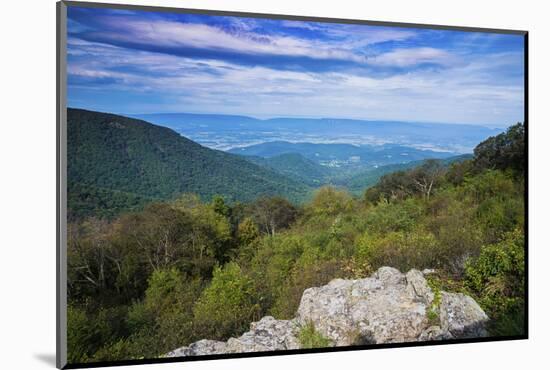 Shenandoah vista, Blue Ridge Parkway, Smoky Mountains, USA.-Anna Miller-Mounted Photographic Print