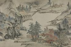 Landscape, Qing Dynasty (1644-1912), Late 17th Century-Shengmo Xiang-Giclee Print