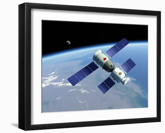 Shenzhou 5 Spaceflight, Artwork-Detlev Van Ravenswaay-Framed Photographic Print