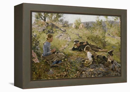 Shepherd, 1882-Fritz Thaulow-Framed Premier Image Canvas