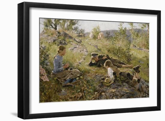 Shepherd, 1882-Fritz Thaulow-Framed Giclee Print