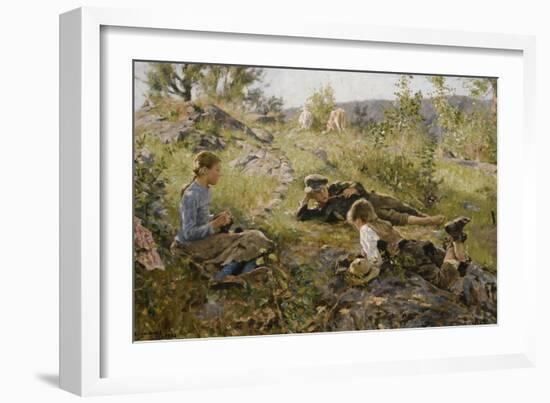 Shepherd, 1882-Fritz Thaulow-Framed Giclee Print