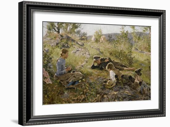 Shepherd, 1882-Fritz Thaulow-Framed Giclee Print