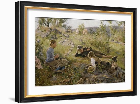 Shepherd, 1882-Fritz Thaulow-Framed Giclee Print