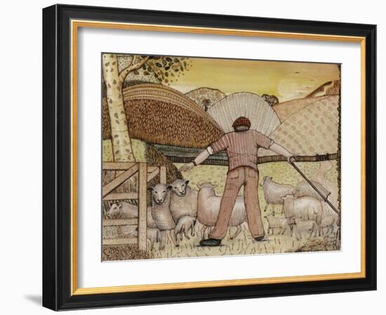 Shepherd, 1985-Gillian Lawson-Framed Giclee Print