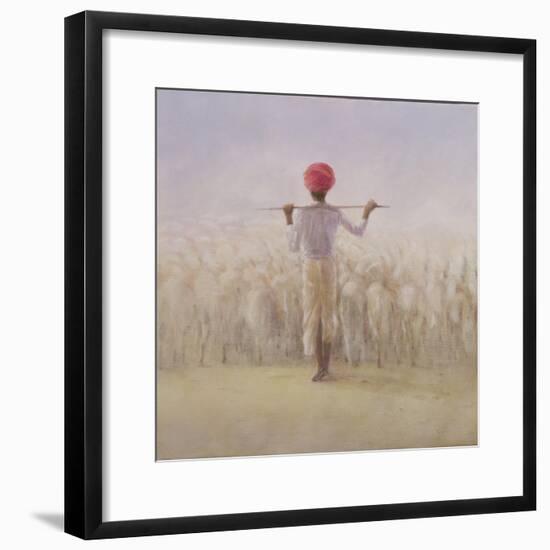 Shepherd and Flock-Lincoln Seligman-Framed Giclee Print