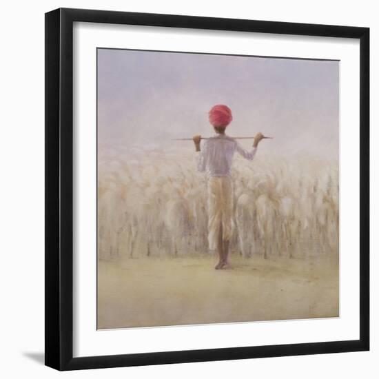 Shepherd and Flock-Lincoln Seligman-Framed Giclee Print