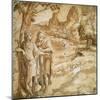 Shepherd and Piligrim in a Landscape, C1550-Pirro Ligorio-Mounted Giclee Print