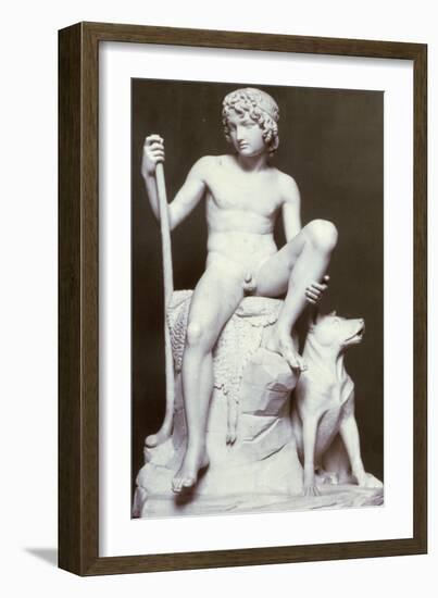 Shepherd Boy, 1817-Bertel Thorvaldsen-Framed Giclee Print