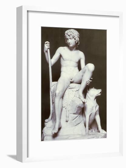 Shepherd Boy, 1817-Bertel Thorvaldsen-Framed Giclee Print