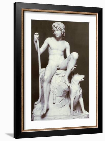 Shepherd Boy, 1817-Bertel Thorvaldsen-Framed Giclee Print