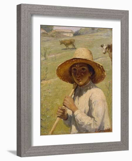 Shepherd Boy, 1909-Grigori Grigoryevich Myasoedov-Framed Giclee Print