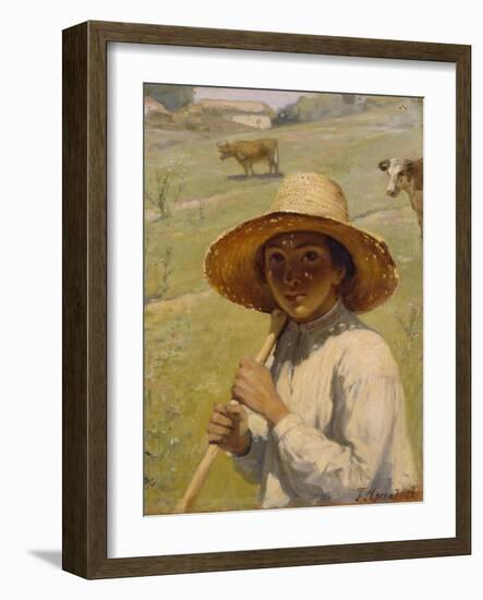 Shepherd Boy, 1909-Grigori Grigoryevich Myasoedov-Framed Giclee Print