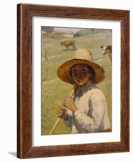 Shepherd Boy, 1909-Grigori Grigoryevich Myasoedov-Framed Giclee Print