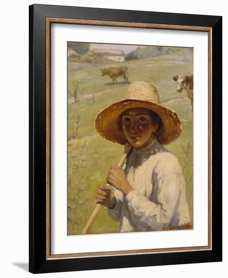 Shepherd Boy, 1909-Grigori Grigoryevich Myasoedov-Framed Giclee Print