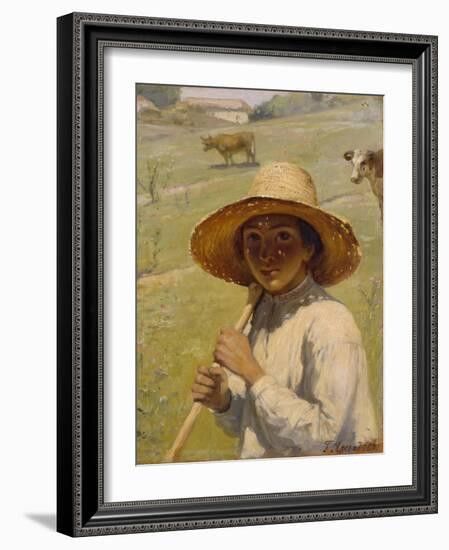 Shepherd Boy, 1909-Grigori Grigoryevich Myasoedov-Framed Giclee Print