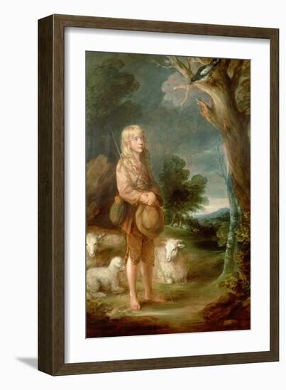 Shepherd Boy Listening to a Magpie-Thomas Gainsborough-Framed Giclee Print