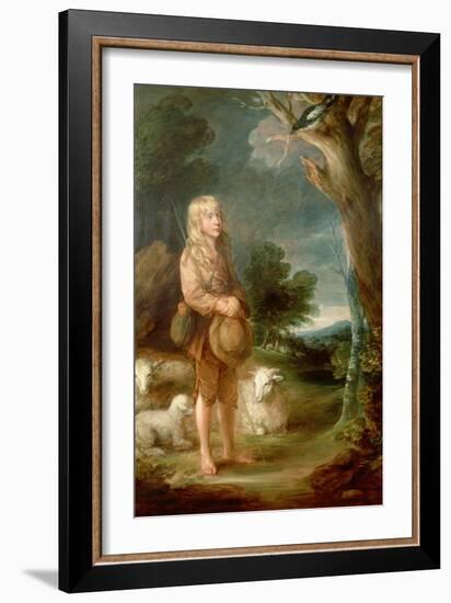 Shepherd Boy Listening to a Magpie-Thomas Gainsborough-Framed Giclee Print