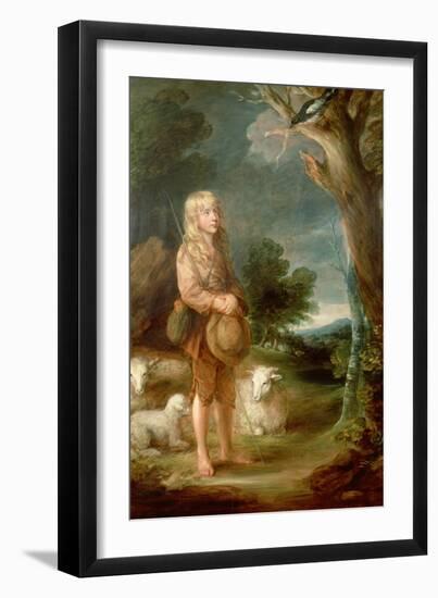 Shepherd Boy Listening to a Magpie-Thomas Gainsborough-Framed Giclee Print