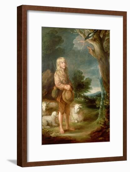 Shepherd Boy Listening to a Magpie-Thomas Gainsborough-Framed Giclee Print