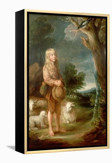 Shepherd Boy Listening to a Magpie-Thomas Gainsborough-Framed Premier Image Canvas