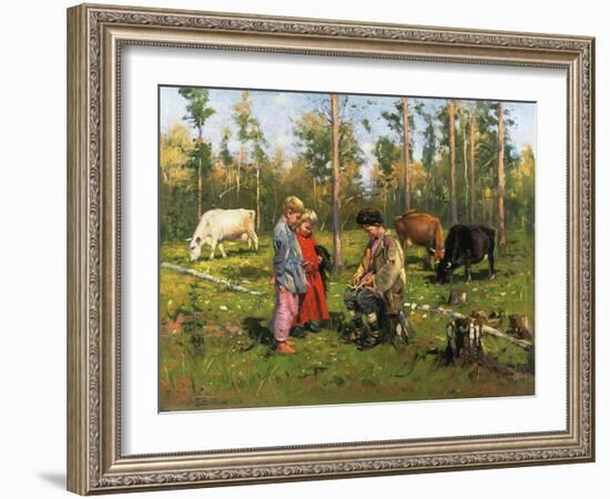 Shepherd Boys, 1903-1904-null-Framed Giclee Print