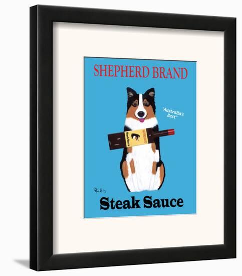 Shepherd Brand Steak Sauce-Ken Bailey-Framed Art Print