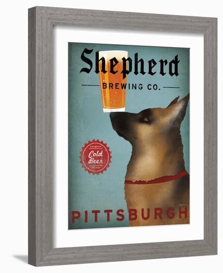 Shepherd Brewing Co Pittsburgh-Ryan Fowler-Framed Art Print