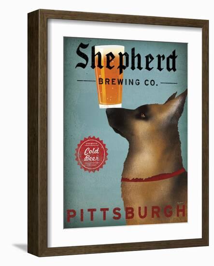 Shepherd Brewing Co Pittsburgh-Ryan Fowler-Framed Art Print