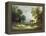 Shepherd by a Stream-Thomas Gainsborough-Framed Premier Image Canvas