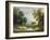 Shepherd by a Stream-Thomas Gainsborough-Framed Giclee Print