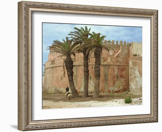 Shepherd by the Town Walls, Essaouira, Morocco, North Africa, Africa-Hodson Jonathan-Framed Photographic Print