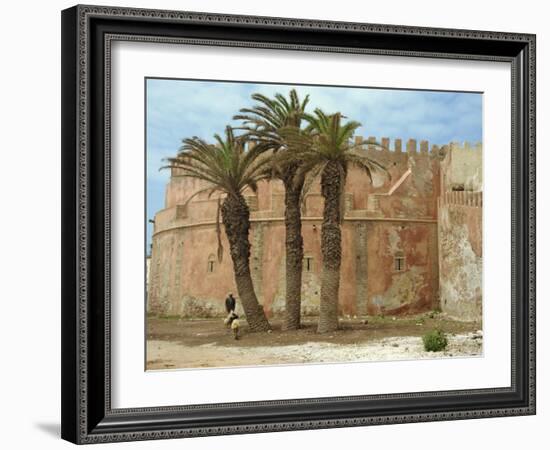 Shepherd by the Town Walls, Essaouira, Morocco, North Africa, Africa-Hodson Jonathan-Framed Photographic Print